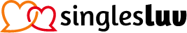 SinglesLuv home, Online Dating Site, Company Name Logo